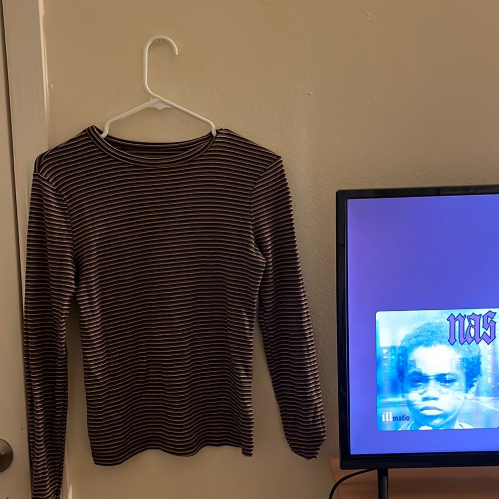 brown soft long sleeve